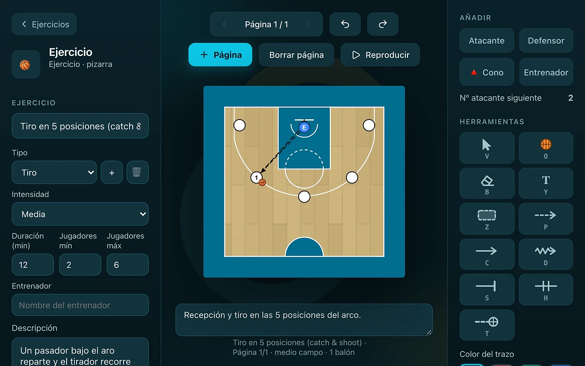 Ejercicio con varios balones